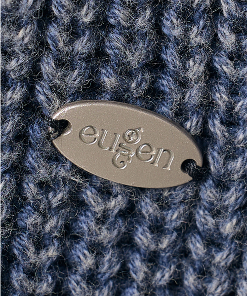EUGGEN(ユジェン)の「EUG ピグメントトラックハチニットフードジップアップ_ピグメントブルー(パーカー・レディース・その他・MEDIUM)」の5枚目の写真