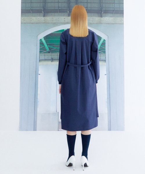 the studio kの「ピケシャツワンピース_ネイビー(ワンピース・レディース・その他・FREE)」の4枚目の写真