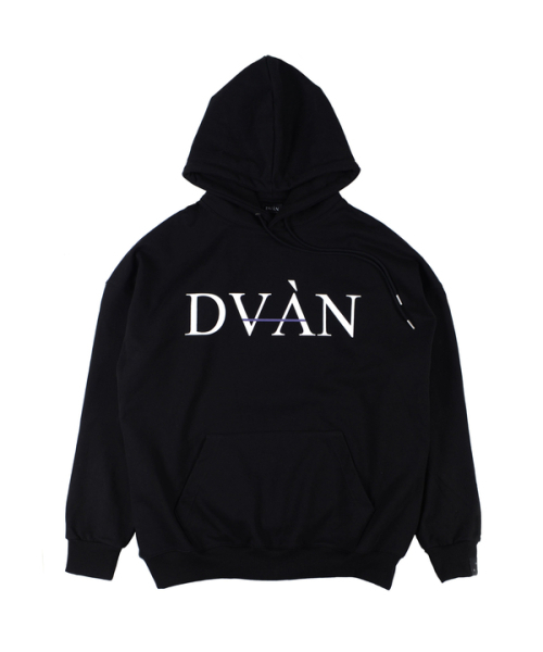 DVAN(ドゥヴァン)の「RAINBOW HOODIE BLACK レインボークラウドフードパーカー(パーカー・レディース・その他・1)」の2枚目の写真