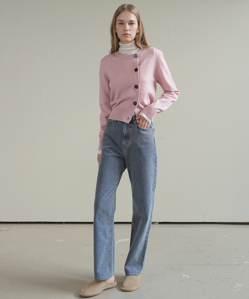 PAUL&ALICE(ポール&アリス)の「STRAIGHT DENIM PANTS / BLUE(デニムパンツ・レディース・ブルー・SMALL/MEDIUM/LARGE)」の5枚目の写真