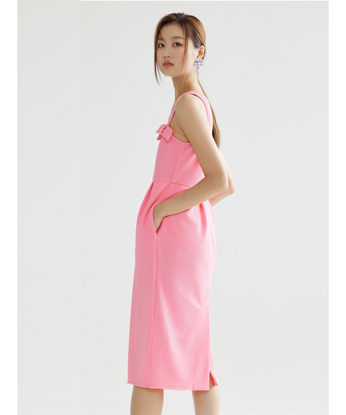 BOMNAL BOUTIQUE(ボムナルブティック)の「マーメイドミディドレス _ ピンク(ワンピース・レディース・その他・SMALL/MEDIUM)」の2枚目の写真