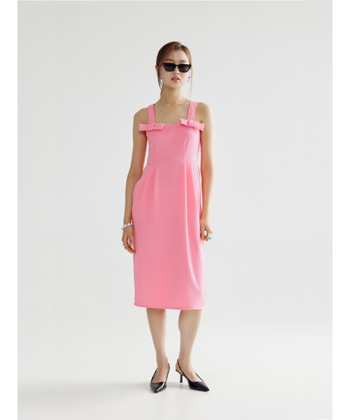 BOMNAL BOUTIQUE(ボムナルブティック)の「マーメイドミディドレス _ ピンク(ワンピース・レディース・その他・SMALL/MEDIUM)」の4枚目の写真