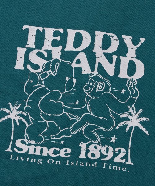 TEDDYISLAND(テディアイランド)の「ダンシングモンキー 長袖ブルーグリーン(Tシャツ/カットソー・メンズ・その他・MEDIUM/LARGE)」の3枚目の写真
