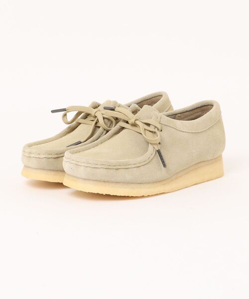 Clarks(クラークス)の「Clarks/クラークス/Wallabee Boot/ワラビー(モカシン/デッキシューズ・レディース・ベージュ・5/5.5)」の1枚目の写真