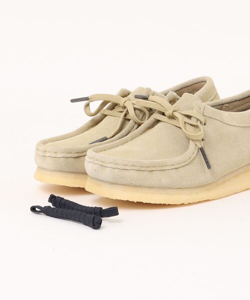 Clarks(クラークス)の「Clarks/クラークス/Wallabee Boot/ワラビー(モカシン/デッキシューズ・レディース・ベージュ・5/5.5)」の4枚目の写真