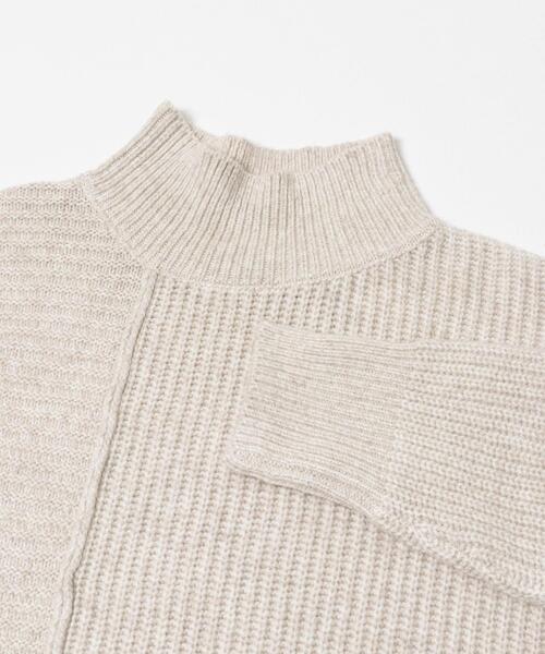 URBAN RESEARCH Sonny Label（アーバンリサーチサニーレーベル）の「畦切替えニットプルオーバー（ニット/セーター・レディース・ライトベージュ/チャコールグレー/ブルー/ピンク・FREE）」の20枚目の写真