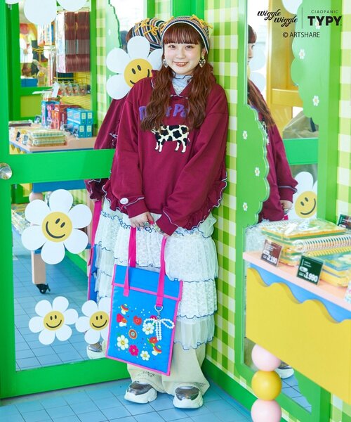 セール】【wiggle wiggle】フラップ縦型トートバッグ/PC・タブレット