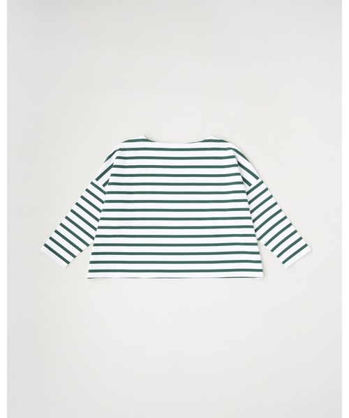 Traditional Weatherwear(トラディショナルウェザーウェア)の「LYNE(Tシャツ/カットソー・レディース・ホワイト×ネイビー/ホワイト×ブルー/ホワイト×ブラック/ホワイト×グリーン・S/XXS/XS)」の2枚目の写真