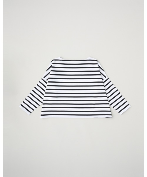 Traditional Weatherwear(トラディショナルウェザーウェア)の「LYNE(Tシャツ/カットソー・レディース・ホワイト×ネイビー/ホワイト×ブルー/ホワイト×ブラック/ホワイト×グリーン・S/XXS/XS)」の1枚目の写真