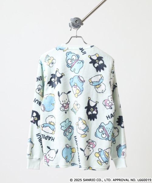 sanrio（サンリオ）の「sanrio characters サンリオキャラクターズ フリース セットアップ（ルームウェア/パジャマ・レディース・サックスブルー/オフホワイト・M/L）」の10枚目の写真