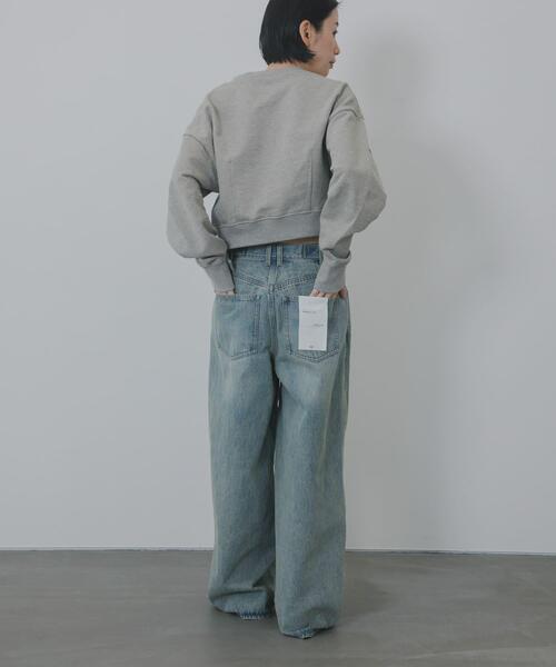 KBF（ケイビーエフ）の「『3サイズ展開』タックボタンアップデニム（デニムパンツ・レディース・ブルー/ライトブルー・38/34/36）」の11枚目の写真