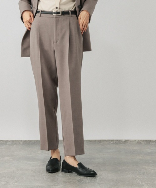 GLOBAL WORK(グローバルワーク)の「ウツクシルエット極みストレートパンツ/603984(その他パンツ・レディース・ネイビー/モカ/チャコールグレー/ブラック・SMALL/X-SMALL/XL-Long/L-Long/M-Long/S-Long/X-LARGE/LARGE/MEDIUM)」の3枚目の写真