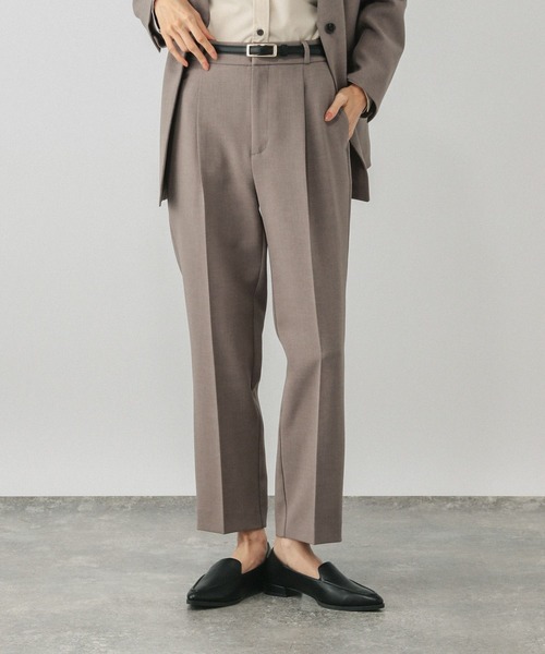 GLOBAL WORK(グローバルワーク)の「ウツクシルエット極みストレートパンツ/603984(その他パンツ・レディース・ネイビー/モカ/チャコールグレー/ブラック・SMALL/X-SMALL/XL-Long/L-Long/M-Long/S-Long/X-LARGE/LARGE/MEDIUM)」の21枚目の写真