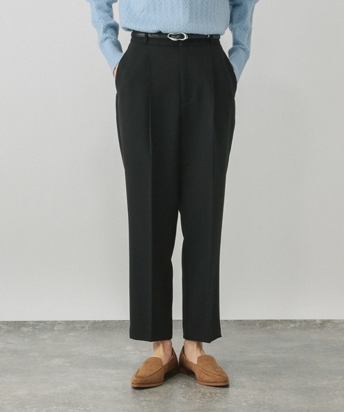 GLOBAL WORK(グローバルワーク)の「ウツクシルエット極みストレートパンツ/603984(その他パンツ・レディース・ネイビー/モカ/チャコールグレー/ブラック・SMALL/X-SMALL/XL-Long/L-Long/M-Long/S-Long/X-LARGE/LARGE/MEDIUM)」の12枚目の写真