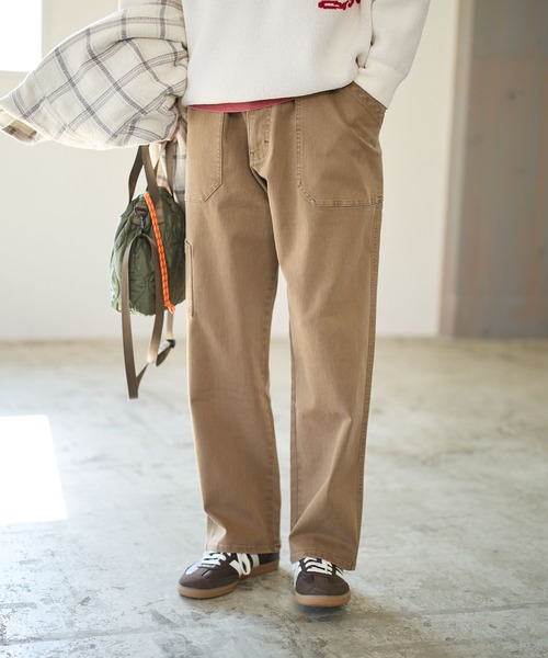 BAYFLOW（ベイフロー）の「【累計販売数15万本突破！】BOUNCYCLEガレージパンツ【ストレッチ】（デニムパンツ・メンズ・ブラック/カーキ/ブラウン/オフホワイト/ブルー・LARGE/MEDIUM）」の4枚目の写真