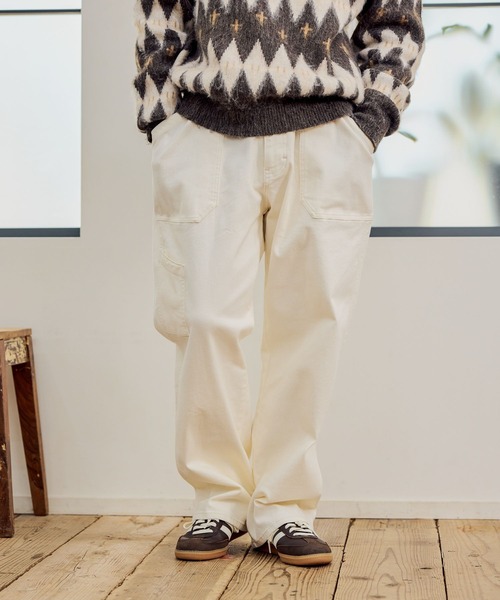 BAYFLOW（ベイフロー）の「【累計販売数15万本突破！】BOUNCYCLEガレージパンツ【ストレッチ】（デニムパンツ・メンズ・ブラック/カーキ/ブラウン/オフホワイト/ブルー・LARGE/MEDIUM）」の2枚目の写真