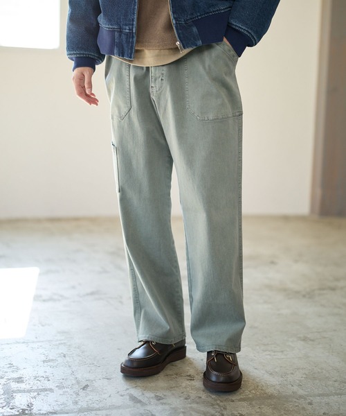 BAYFLOW（ベイフロー）の「【累計販売数15万本突破！】BOUNCYCLEガレージパンツ【ストレッチ】（デニムパンツ・メンズ・ブラック/カーキ/ブラウン/オフホワイト/ブルー・LARGE/MEDIUM）」の5枚目の写真