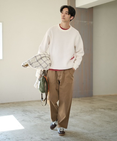 BAYFLOW（ベイフロー）の「【累計販売数15万本突破！】BOUNCYCLEガレージパンツ【ストレッチ】（デニムパンツ・メンズ・ブラック/カーキ/ブラウン/オフホワイト/ブルー・LARGE/MEDIUM）」の8枚目の写真