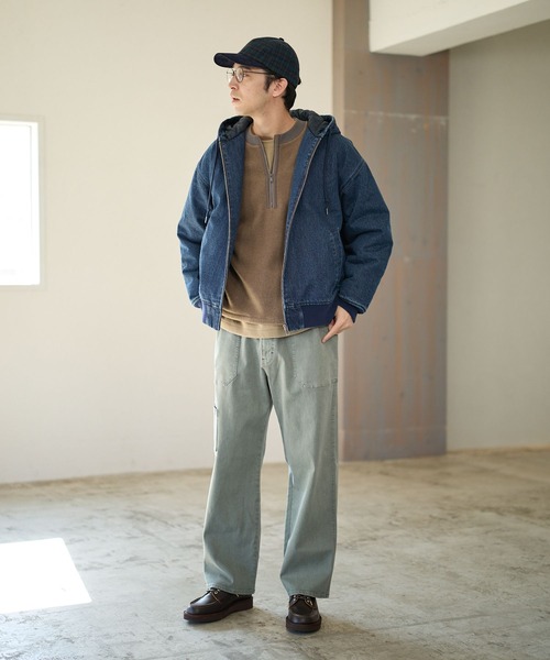 BAYFLOW（ベイフロー）の「【累計販売数15万本突破！】BOUNCYCLEガレージパンツ【ストレッチ】（デニムパンツ・メンズ・ブラック/カーキ/ブラウン/オフホワイト/ブルー・LARGE/MEDIUM）」の19枚目の写真