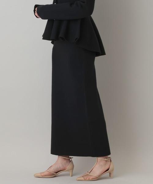 A part by（アパートバイ）の「ペプラムカーディガンセットアップ（ワンピース・レディース・ブラック/ライトグレー・FREE）」の20枚目の写真