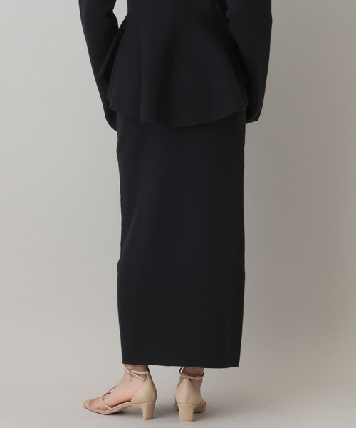 A part by（アパートバイ）の「ペプラムカーディガンセットアップ（ワンピース・レディース・ブラック/ライトグレー・FREE）」の21枚目の写真