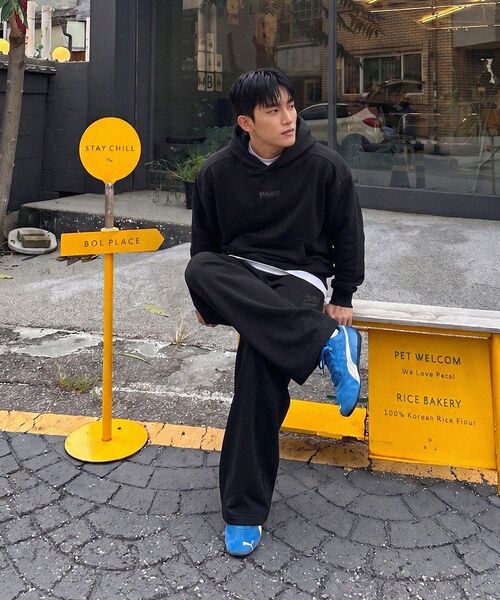PHERMENON(フェルメノン)の「ピグメントオーバーサイズワイドストリングジョガーパンツ - グレー(スウェットパンツ・メンズ・その他・1/2)」の19枚目の写真