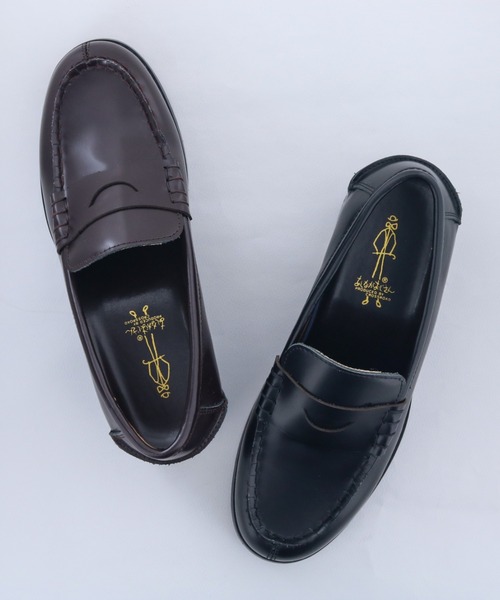 あしながおじさん（アシナガオジサン）の「防滑│レザーコインローファー　4510011（ローファー・レディース・ダークブラウン/ブラック・23cm/22.5cm/24.5cm/24cm/23.5cm）」の18枚目の写真