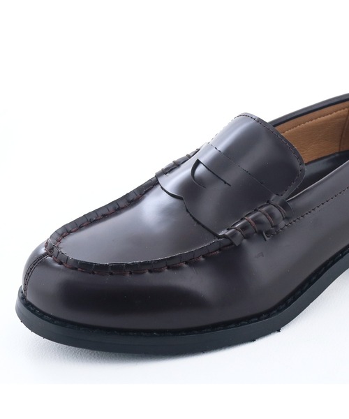 あしながおじさん（アシナガオジサン）の「防滑│レザーコインローファー　4510011（ローファー・レディース・ダークブラウン/ブラック・23cm/22.5cm/24.5cm/24cm/23.5cm）」の22枚目の写真