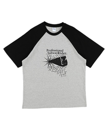 TCM subway raglan T (grey/black)