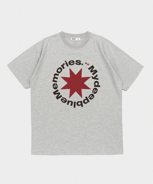 mydeepbluememories(マイディープブルーメモリーズ)の「Mm FRONT ROUND T-SHIRTS (BLACK)(Tシャツ/カットソー・レディース・ブラック・FREE)」の2枚目の写真