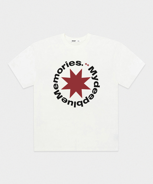 mydeepbluememories(マイディープブルーメモリーズ)の「Mm FRONT ROUND T-SHIRTS (BLACK)(Tシャツ/カットソー・レディース・ブラック・FREE)」の3枚目の写真