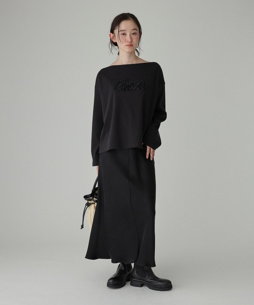 BABYLONE（バビロン）の「cheriロンT（Tシャツ/カットソー・レディース・ブラック/ホワイト・フリー）」の13枚目の写真