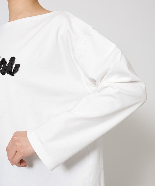 BABYLONE（バビロン）の「cheriロンT（Tシャツ/カットソー・レディース・ブラック/ホワイト・フリー）」の21枚目の写真