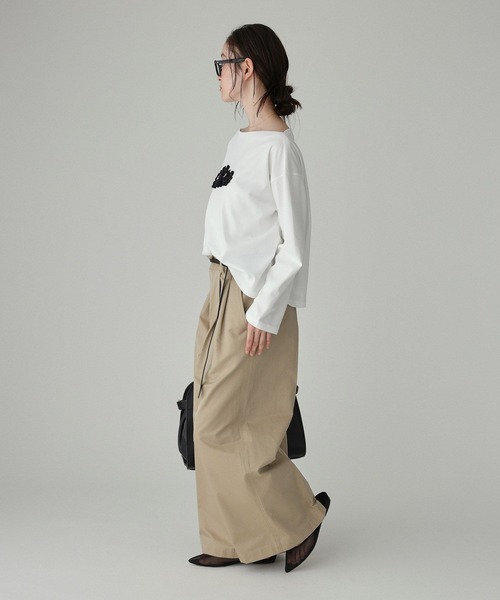 BABYLONE（バビロン）の「cheriロンT（Tシャツ/カットソー・レディース・ブラック/ホワイト・フリー）」の8枚目の写真