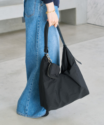 LE TALON | LETALON ナイロンコンビ2WAYギャザーBAG(トートバッグ)