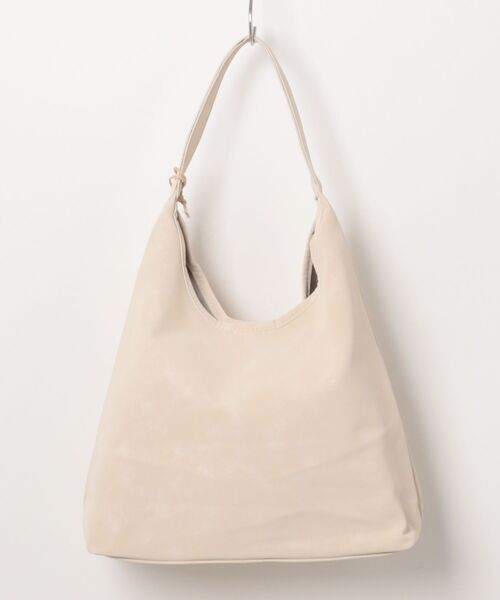 WESTSEA（ウエストシー）の「ムラ調 フェイクレザー ワンショルダーバッグ 軽量 薄手（ショルダーバッグ・レディース・ブラウン/オフホワイト/ブラック・FREE）」の19枚目の写真