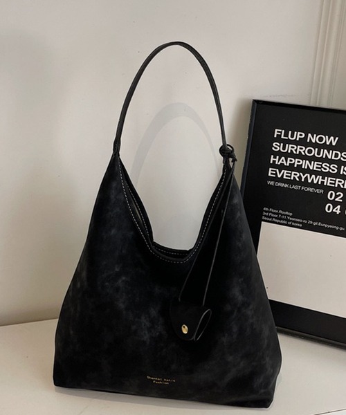 WESTSEA（ウエストシー）の「ムラ調 フェイクレザー ワンショルダーバッグ 軽量 薄手（ショルダーバッグ・レディース・ブラウン/オフホワイト/ブラック・FREE）」の13枚目の写真