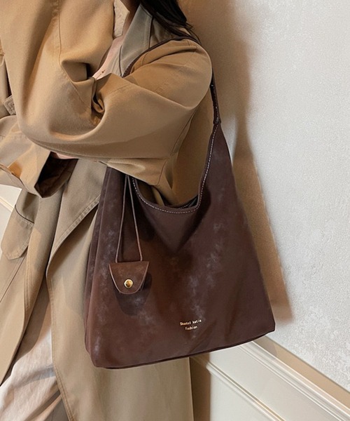 WESTSEA（ウエストシー）の「ムラ調 フェイクレザー ワンショルダーバッグ 軽量 薄手（ショルダーバッグ・レディース・ブラウン/オフホワイト/ブラック・FREE）」の14枚目の写真