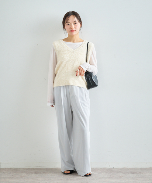 U by SPICK&SPAN(ユーバイスピックアンドスパン)の「【LOW CLASSIC / ロウクラシック】Lc LEATHER CARAMEL BOX BAG(ショルダーバッグ・レディース・ブラック・FREE)」の19枚目の写真