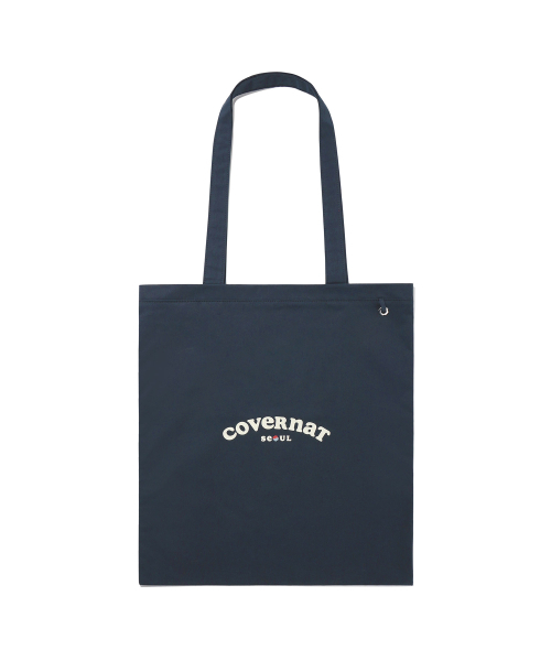 COVERNAT WOMAN(カバーナットウーマン)の「クローバーハートクーパー ロゴ ソウル エコバッグ ネイビー(エコバッグ/サブバッグ・レディース・その他・FREE)」の1枚目の写真