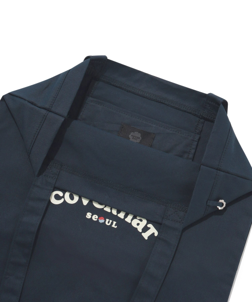 COVERNAT WOMAN(カバーナットウーマン)の「クローバーハートクーパー ロゴ ソウル エコバッグ ネイビー(エコバッグ/サブバッグ・レディース・その他・FREE)」の6枚目の写真
