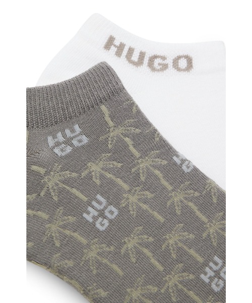 HUGO（ヒューゴ）の「ソックス2足セット アンクルレングス（ソックス/靴下・メンズ・グレー系その他・39-42/43-46）」の2枚目の写真