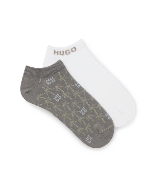 HUGO（ヒューゴ）の「ソックス2足セット アンクルレングス（ソックス/靴下・メンズ・グレー系その他・39-42/43-46）」の3枚目の写真