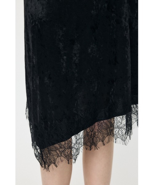 MOUSSY（マウジー）の「LACE TRIM VELVET スカート（スカート・レディース・アイボリー/ブラック・FREE）」の14枚目の写真