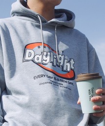 daylightビッグプリント裏起毛パーカー