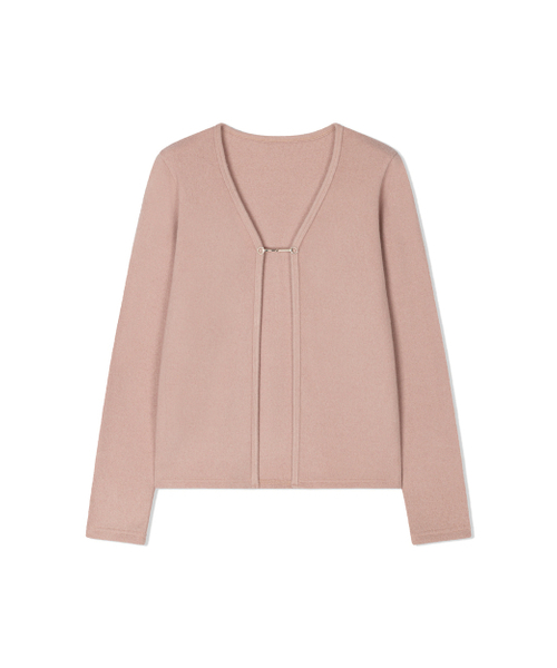 Yuje(ユジェ)の「POWDER CARDIGAN (3color)(カーディガン/ボレロ・レディース・グレー/ブラック/PINK・FREE)」の9枚目の写真