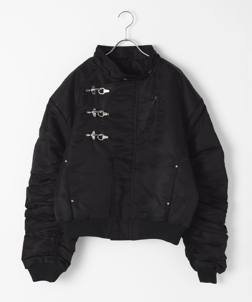 LAND MUSEUM(ランドミュージアム)の「【フード取り外し可】LAND MUSEUM/ファードッキングブルゾン(ブルゾン・メンズ・ブラック・MEDIUM/LARGE)」の13枚目の写真