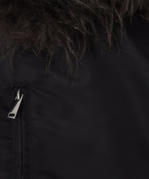 LAND MUSEUM(ランドミュージアム)の「【フード取り外し可】LAND MUSEUM/ファードッキングブルゾン(ブルゾン・メンズ・ブラック・MEDIUM/LARGE)」の18枚目の写真