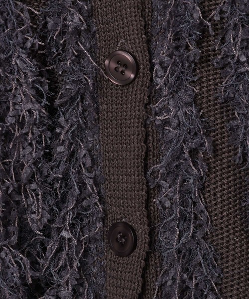 LEPSIM（レプシィム）の「5ゲージフラッフィーニットカーディガン　647673（カーディガン/ボレロ・レディース・アイボリー/チャコールグレー/グリーン系その他・FREE）」の11枚目の写真