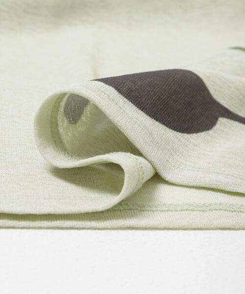 KBF（ケイビーエフ）の「『別注』Lee Izumida×KBF シアーTEE（Tシャツ/カットソー・レディース・オフホワイト/グリーン系その他・ONE）」の17枚目の写真